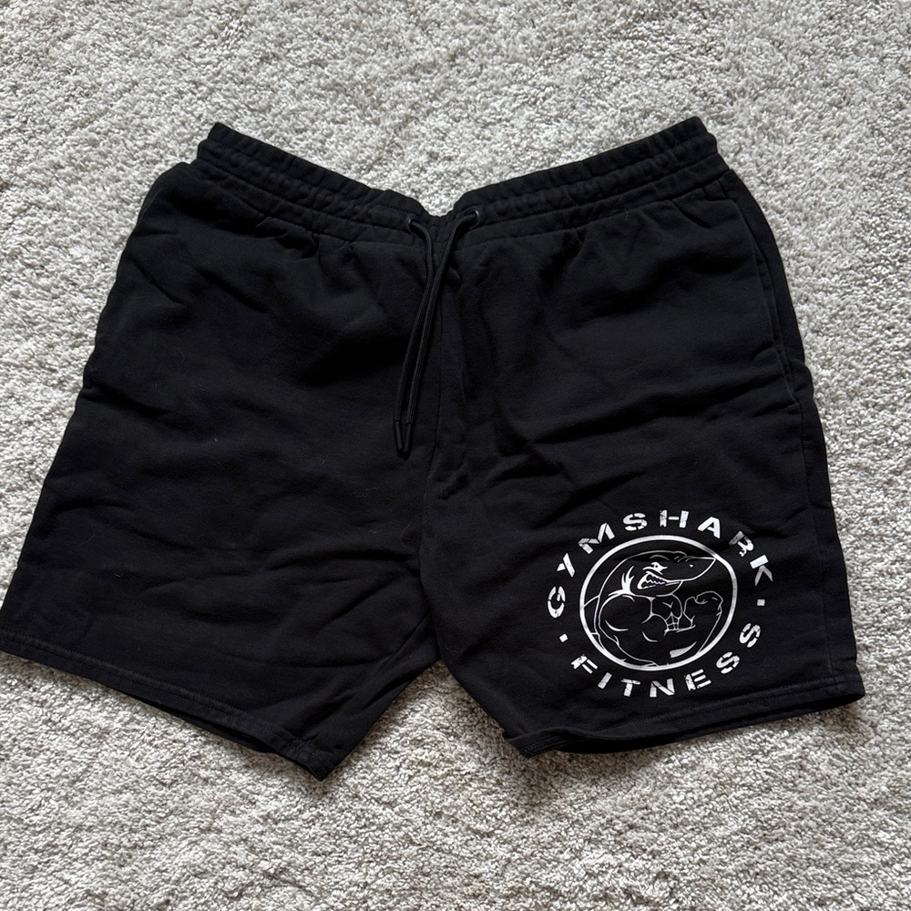 Gymshark Men’s Athletic Black Fabric Shorts